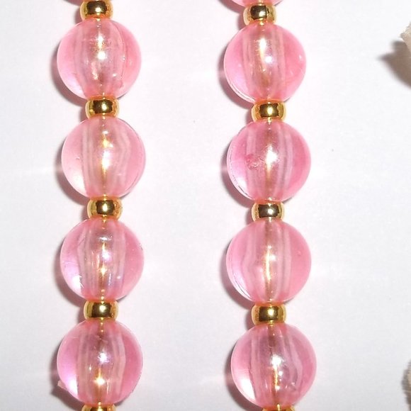 Dangle Drop Earrings For Women Party Fashion Jewelry Women's AB Pink Gold C310 - Picture 4 of 9